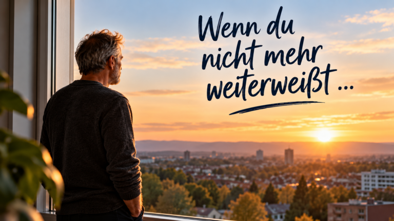 Wenn man im 7. Stock auf dem Balkon steht…